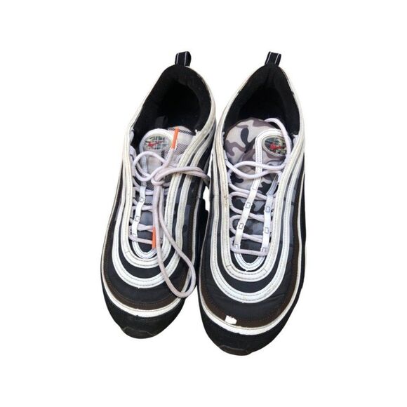 NIKE Air Max 97 Remix White Black Brown Size 11 - Picture 3 of 16